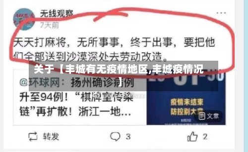 关于【丰城有无疫情地区,丰城疫情况】-第3张图片