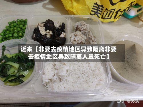 近来【非要去疫情地区导致隔离非要去疫情地区导致隔离人员死亡】-第3张图片
