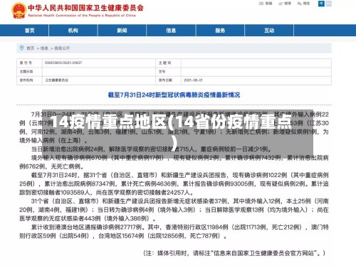 14疫情重点地区(14省份疫情重点)