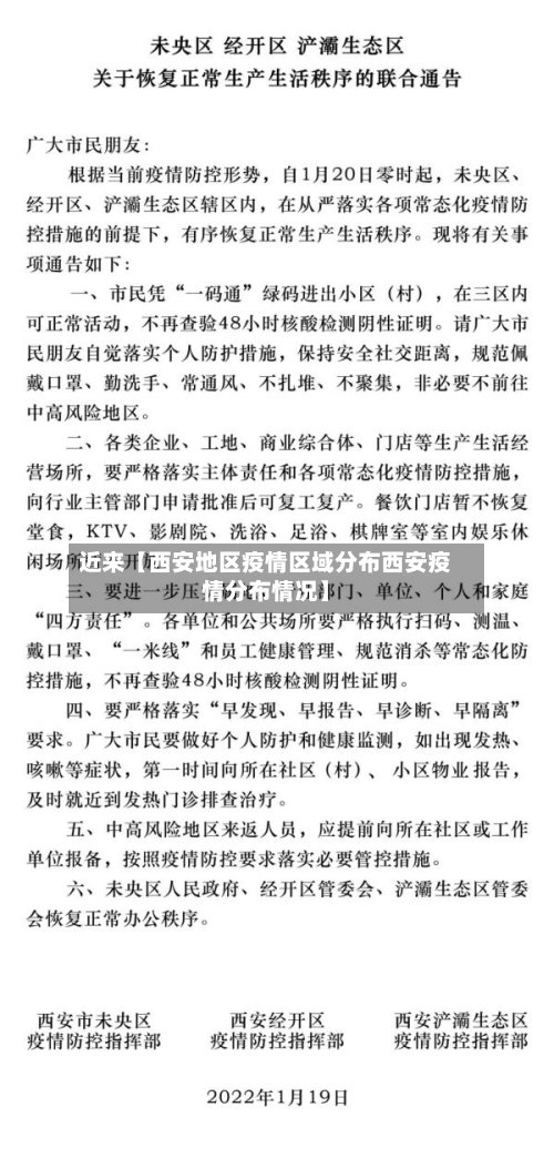 近来【西安地区疫情区域分布西安疫情分布情况】