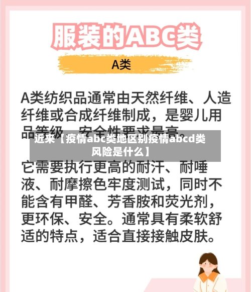近来【疫情abc类地区别疫情abcd类风险是什么】-第2张图片