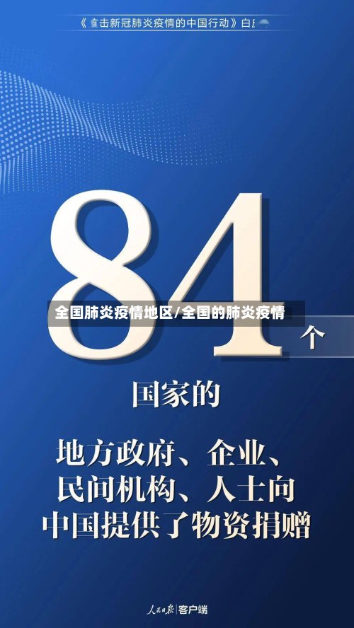 全国肺炎疫情地区/全国的肺炎疫情