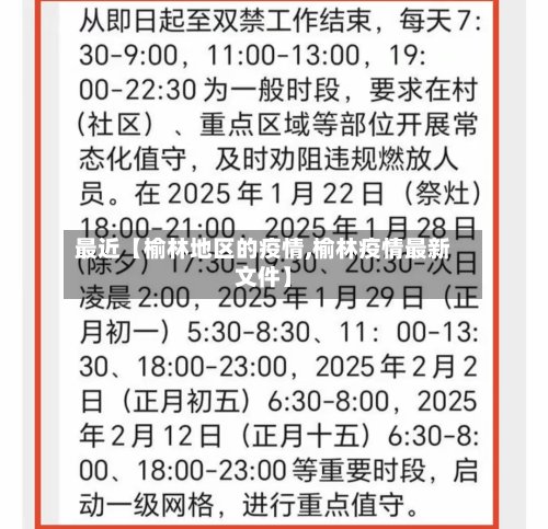 最近【榆林地区的疫情,榆林疫情最新文件】