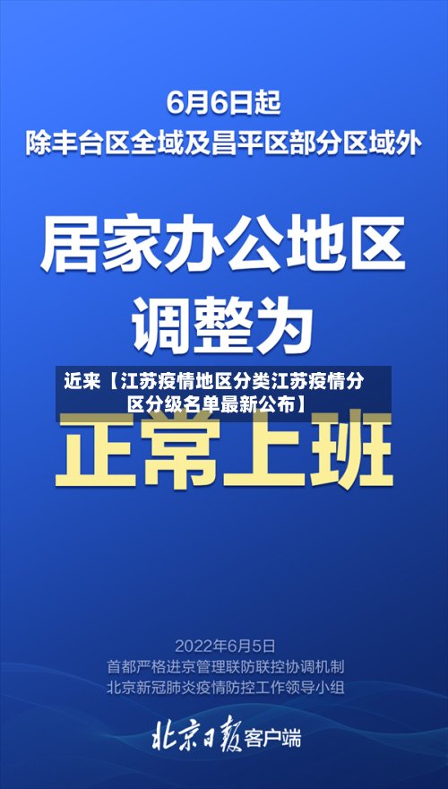 近来【江苏疫情地区分类江苏疫情分区分级名单最新公布】-第3张图片