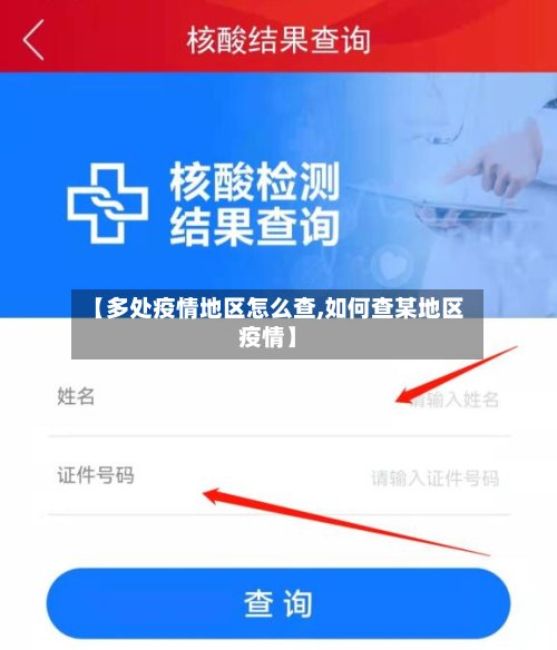 【多处疫情地区怎么查,如何查某地区疫情】