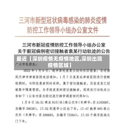 最近【深圳疫情无疫情地区,深圳出现疫情区域】