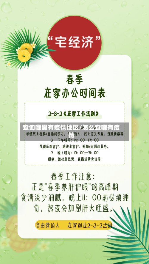 查询哪里有疫情地区/怎么查哪有疫情