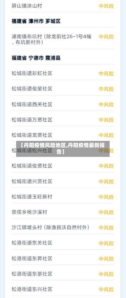 【丹阳疫情风险地区,丹阳疫情最新报告】-第3张图片