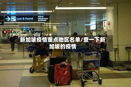 新加坡疫情重点地区名单/查一下新加坡的疫情-第2张图片