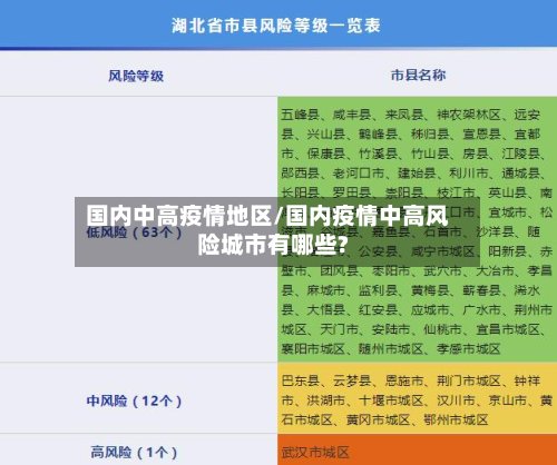 国内中高疫情地区/国内疫情中高风险城市有哪些?-第2张图片