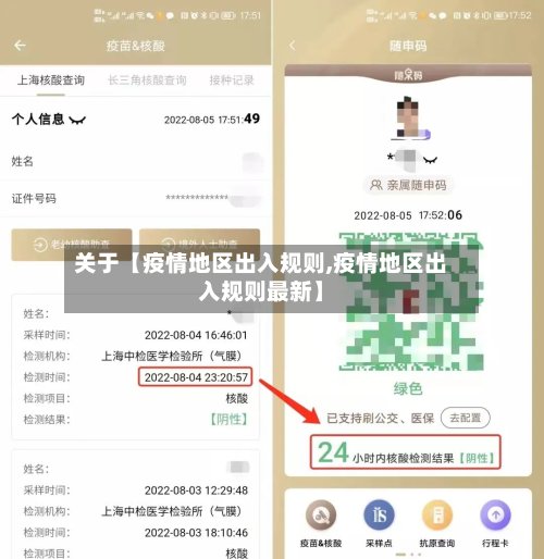 关于【疫情地区出入规则,疫情地区出入规则最新】