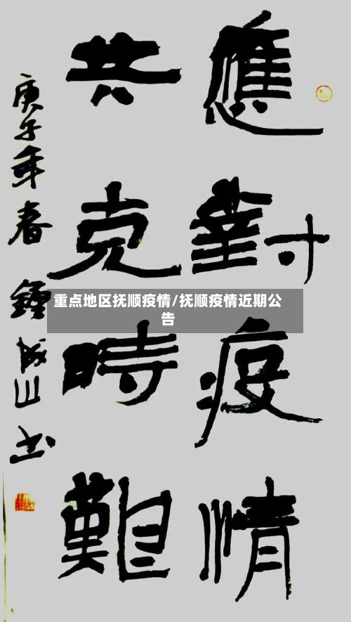 重点地区抚顺疫情/抚顺疫情近期公告