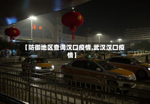【防御地区查询汉口疫情,武汉汉口疫情】