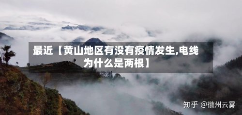 最近【黄山地区有没有疫情发生,电线为什么是两根】-第2张图片