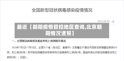最近【朝阳疫情管控地区查询,北京朝阳情况通报】