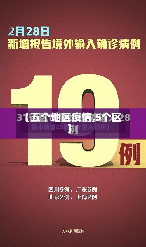 【五个地区疫情,5个区】