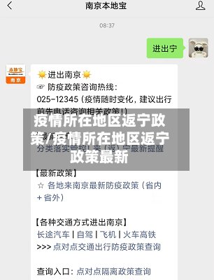 疫情所在地区返宁政策/疫情所在地区返宁政策最新-第2张图片