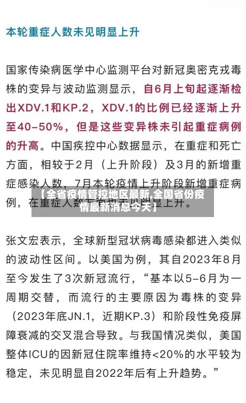 【全省疫情管控地区最新,全国省份疫情最新消息今天】