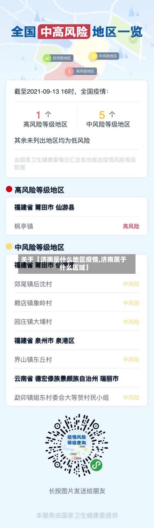 关于【济南是什么地区疫情,济南属于什么区域】