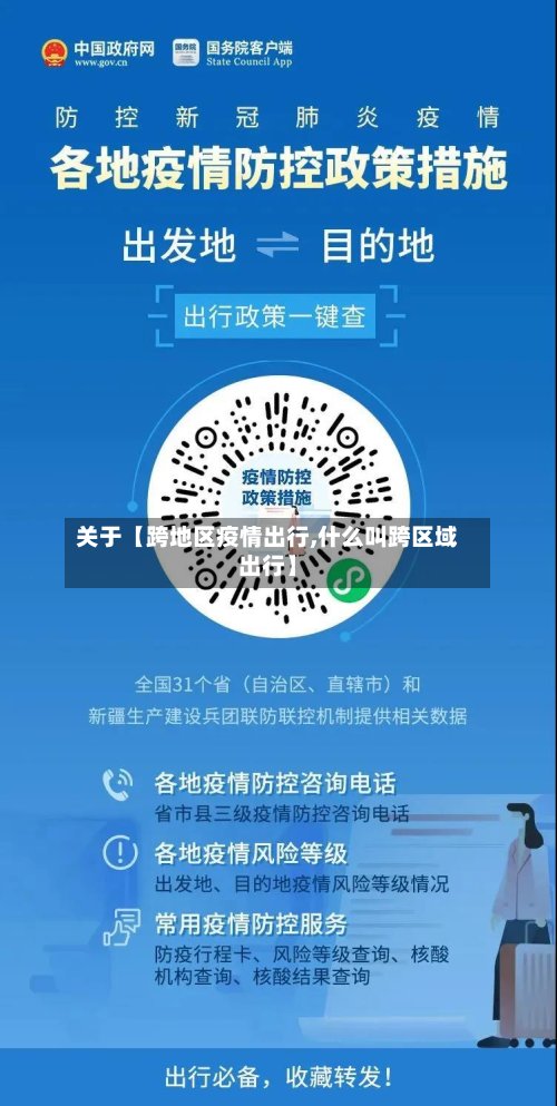 关于【跨地区疫情出行,什么叫跨区域出行】