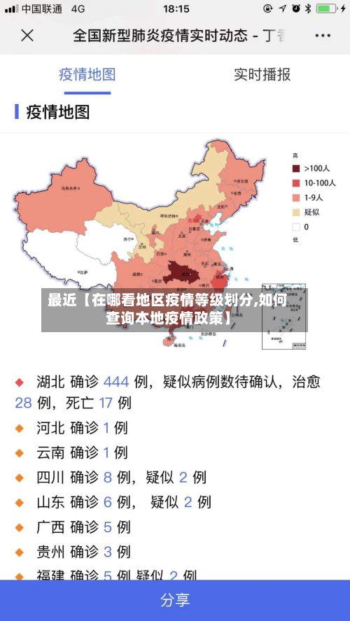 最近【在哪看地区疫情等级划分,如何查询本地疫情政策】