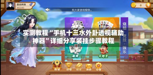 实测教程“手机十三水外卦透视辅助神器”详细分享装挂步骤教程-第3张图片