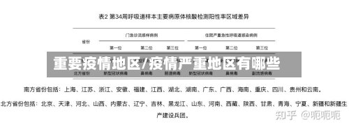 重要疫情地区/疫情严重地区有哪些-第2张图片