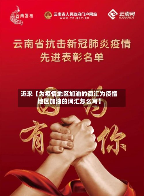 近来【为疫情地区加油的词汇为疫情地区加油的词汇怎么写】-第2张图片