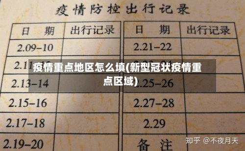 疫情重点地区怎么填(新型冠状疫情重点区域)